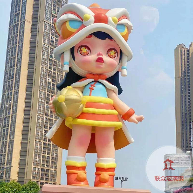 網(wǎng)紅拍照打卡蜜蜂玻璃鋼商場卡通花缸雕塑幼兒園裝飾彩虹發(fā)光擺件