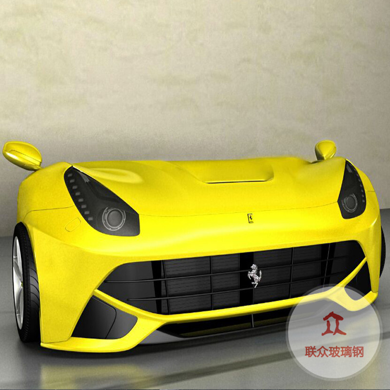 玻璃鋼定制汽車外殼罩汽車保險杠游戲車早餐車機械外殼大巴車外殼